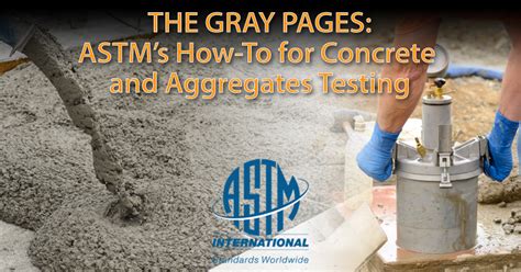 astm standards for concrete testing